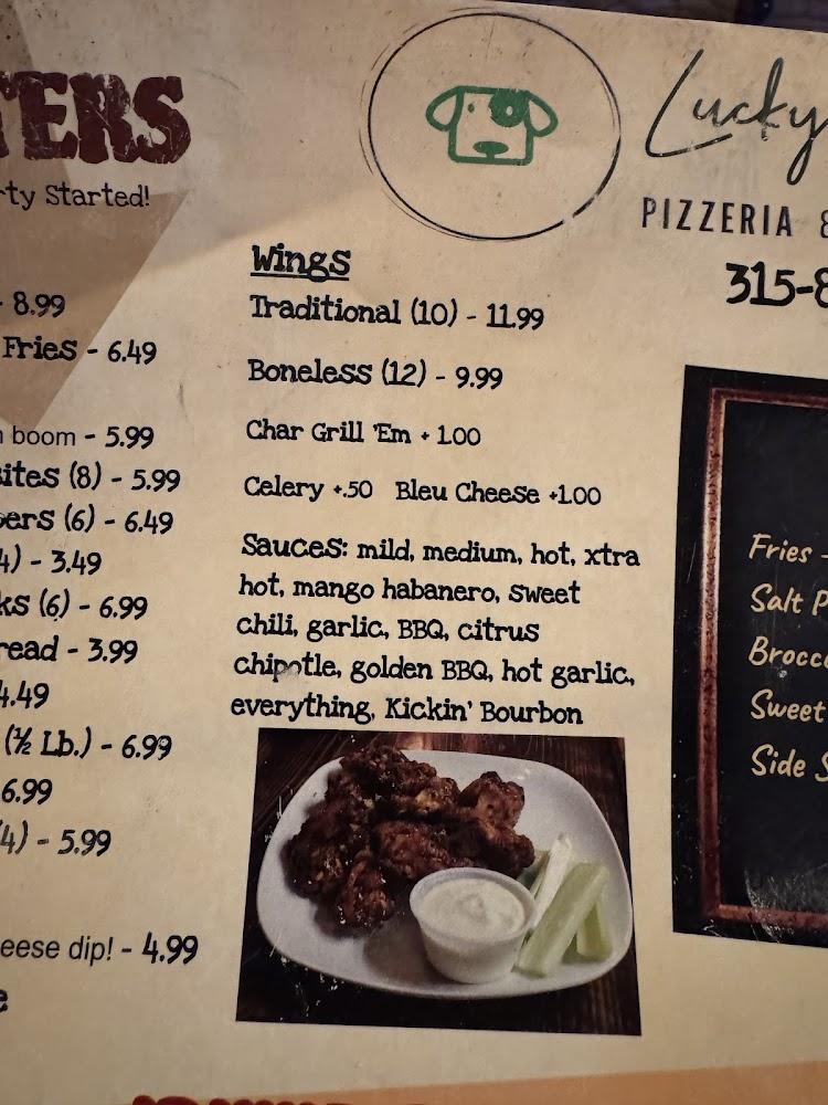 Lucky Dogs Pizzeria & Taproom Menu image 4