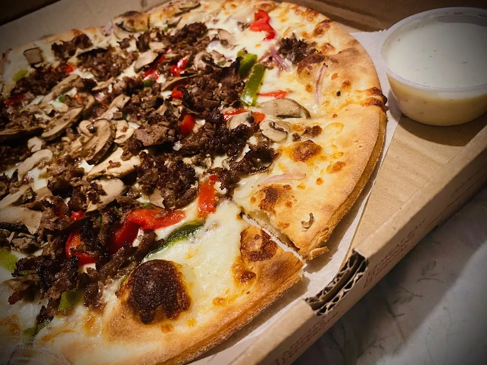 Philly Cheesesteak Pizza